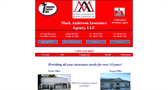 Desktop Screenshot of markanderson-insurance.com