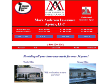 Tablet Screenshot of markanderson-insurance.com